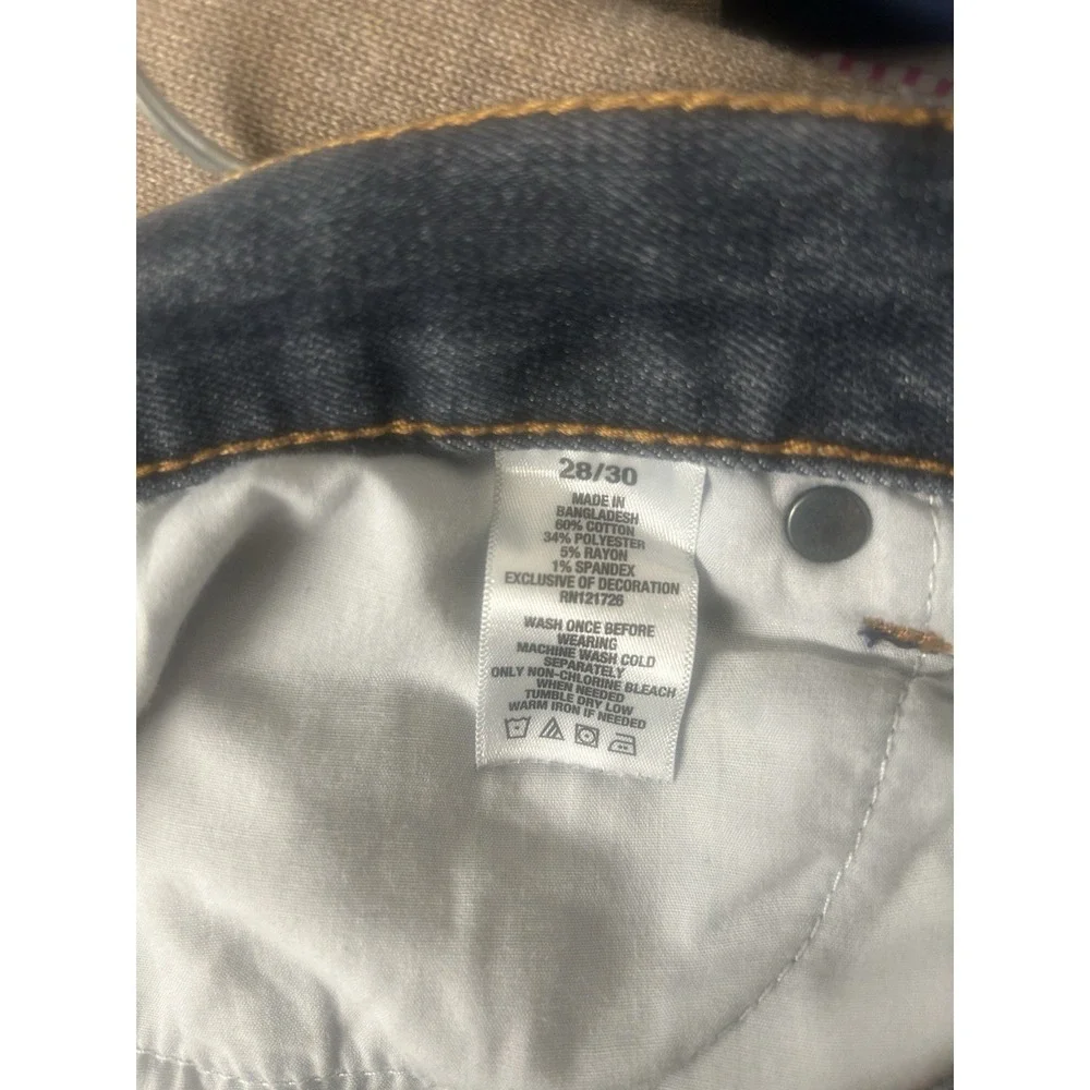 Aeropostale Men's Size‎ 28x30 Skinny Denim Blue Jean Pants - Picture 6 of 6